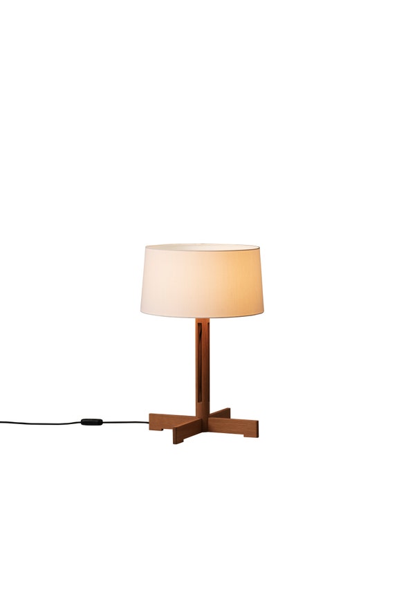Lampe à poser FAD Bois / Lin Blanc Lampe à poser FAD Bois / Lin Blanc