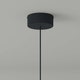 Suspension HEADHAT BOWL Ceramique Blanc / Métal Noir / Lin Blanc