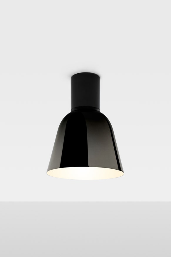 Plafonnier LIGHTO C GR NOIR MAT - COUPE EN CHROME NOIR de Parachilna Plafonnier LIGHTO C GR NOIR MAT - COUPE EN CHROME NOIR de Parachilna