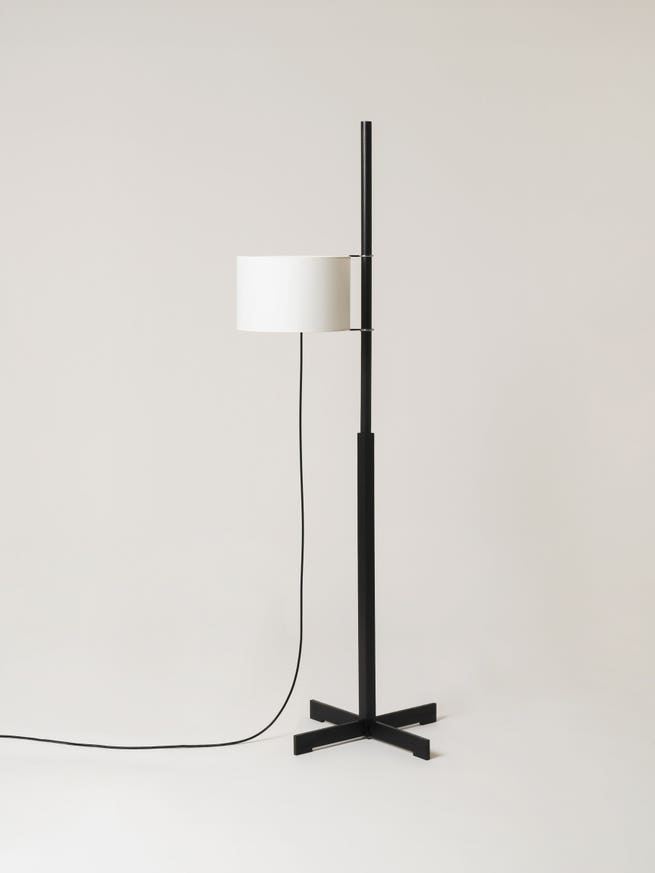 Lampadaire TMM Black Oak/Blanc Plus Lampadaire TMM Black Oak/Blanc Plus