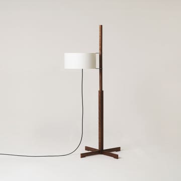 Lampadaire TMM Walnut/Blanc Plus