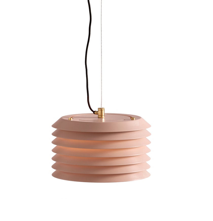 Suspension MAIJA Métal Nude rose