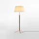 Lampadaire PIE DE SALÓN Métal Laiton / Ruban Naturel