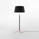 Lampadaire PIE DE SALÓN Métal Laiton / Ruban Noir