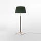 Lampadaire PIE DE SALÓN Métal Laiton / Ruban Vert