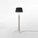 Lampadaire PIE DE SALÓN G3 Métal Laiton / Ruban Noir