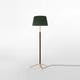 Lampadaire PIE DE SALÓN G3 Métal Laiton / Ruban Vert