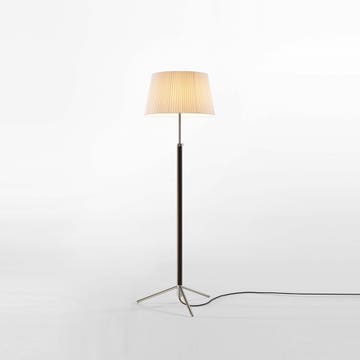 Lampadaire PIE DE SALÓN G3 G3 Métal Chromé / Ruban Naturel
