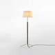 Lampadaire PIE DE SALÓN G3 G3 Métal Chromé / Ruban Naturel