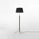 Lampadaire PIE DE SALÓN G3 Métal Chromé / Ruban Noir