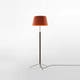 Lampadaire PIE DE SALÓN G3 Métal Chromé / Ruban Tuile