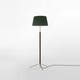 Lampadaire PIE DE SALÓN G3 Métal Chromé / Ruban Vert
