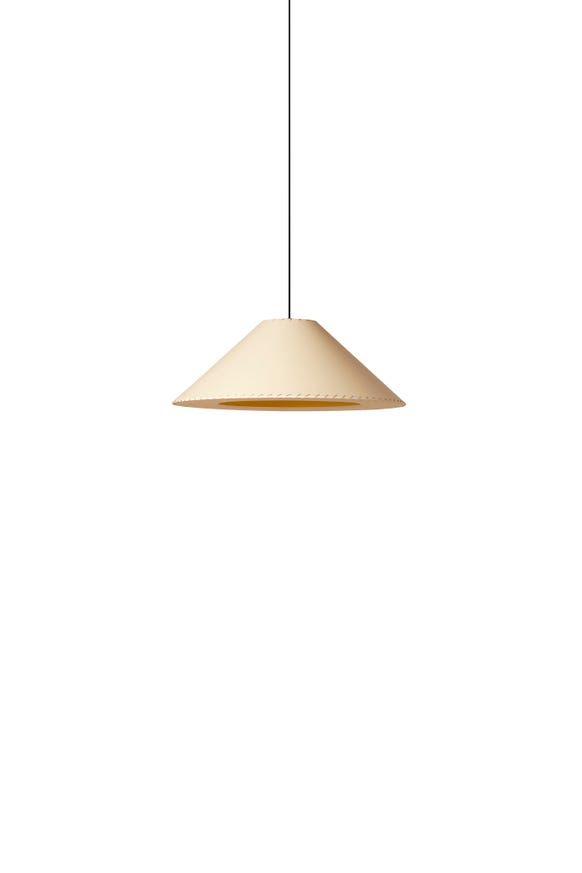 Suspension SÍSÍSÍ CÓNICAS PLANAS Parchemin Beige / Métal Nickel Suspension SÍSÍSÍ CÓNICAS PLANAS Parchemin Beige / Métal Nickel
