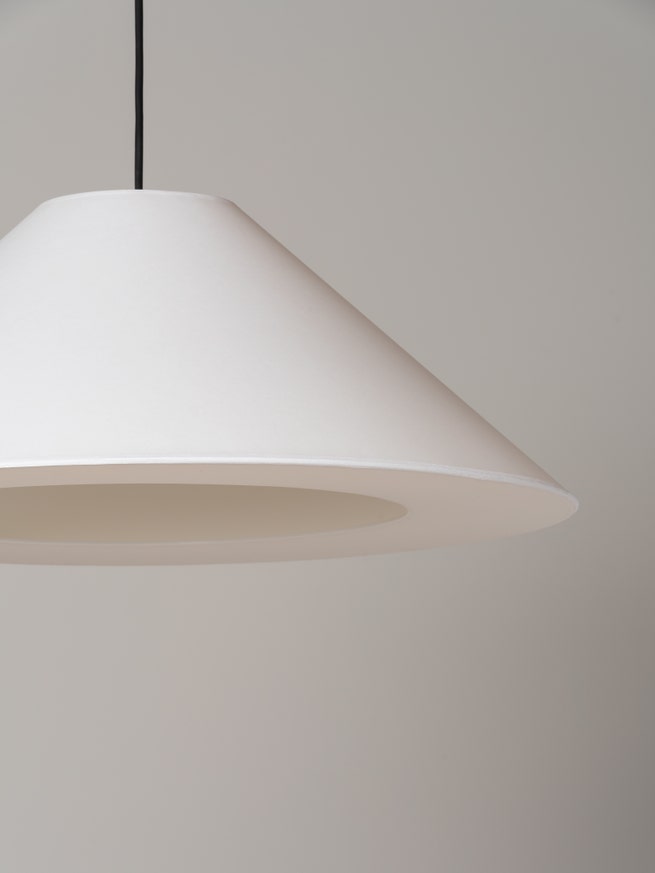 Suspension SÍSÍSÍ CÓNICAS PLANAS Parchemin Blanc / Métal Blanc Suspension SÍSÍSÍ CÓNICAS PLANAS Parchemin Blanc / Métal Blanc