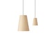 Suspension SÍSÍSÍ CÓNICAS LARGAS Parchemin Beige / Métal Nickel