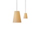 Suspension SÍSÍSÍ CÓNICAS LARGAS Parchemin Beige / Métal Blanc