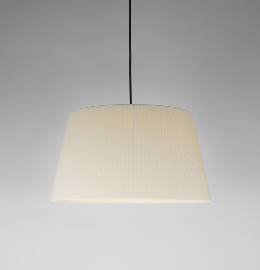 Suspension SÍSÍSÍ CÓNICAS Ruban Naturel / Métal Nickel