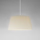 Suspension SÍSÍSÍ CÓNICAS Ruban Naturel / Métal Blanc