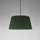 Suspension SÍSÍSÍ CÓNICAS Ruban Vert / Métal Blanc