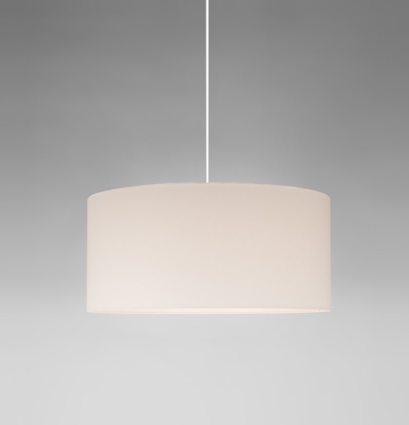 Suspension SÍSÍSÍ CILÍNDRICAS Lin Blanc / Métal Blanc