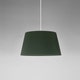 Suspension SÍSÍSÍ CÓNICAS Ruban Vert / Métal Blanc