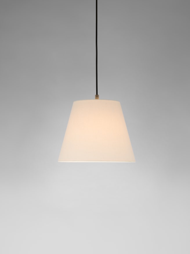 Suspension SÍSÍSÍ CÓNICAS Lin Blanc / Métal Nickel Suspension SÍSÍSÍ CÓNICAS Lin Blanc / Métal Nickel