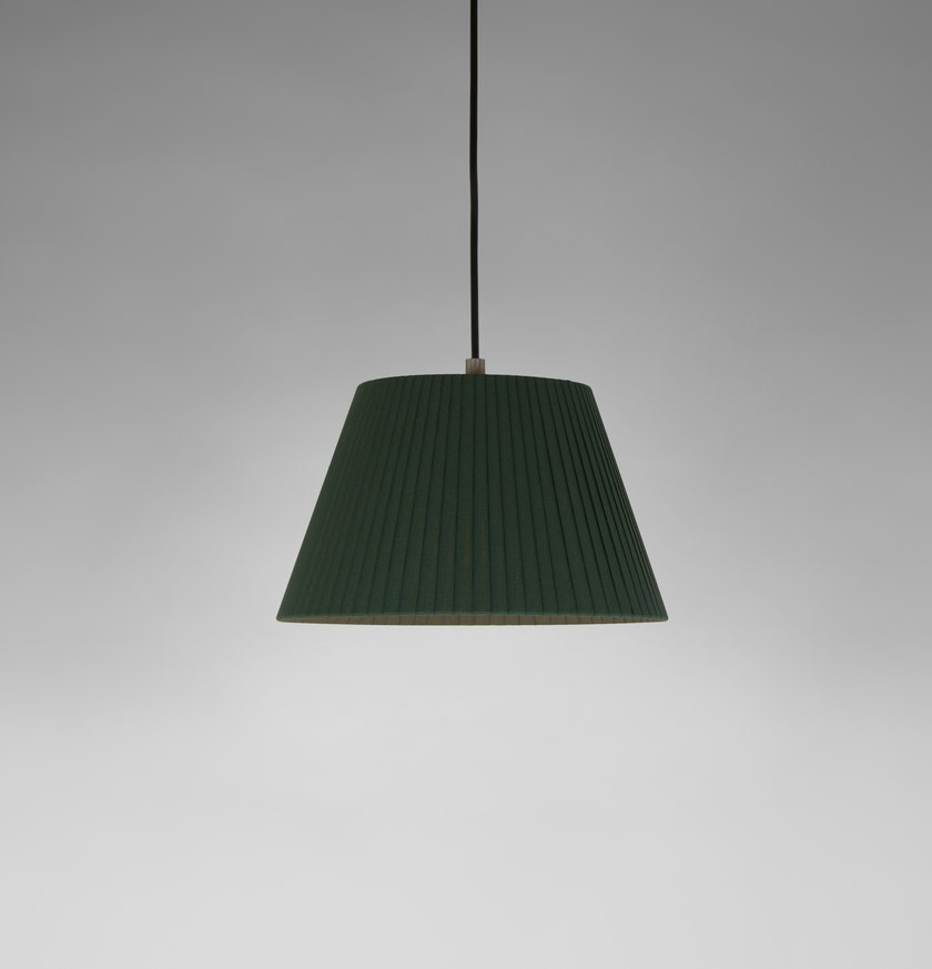 Suspension SÍSÍSÍ CÓNICAS Ruban Vert / Métal Blanc