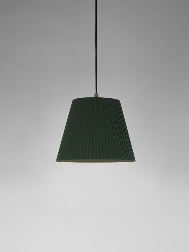 Suspension SÍSÍSÍ CÓNICAS Ruban Vert / Métal Blanc Suspension SÍSÍSÍ CÓNICAS Ruban Vert / Métal Blanc