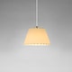 Suspension SÍSÍSÍ CÓNICAS Parchemin Beige/Câble Blanc - Canopée Métal Blanc