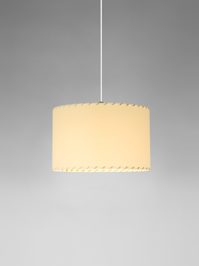 Suspension SÍSÍSÍ CILÍNDRICAS Parchemin Beige / Métal Blanc Suspension SÍSÍSÍ CILÍNDRICAS Parchemin Beige / Métal Blanc