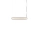 Suspension TEKIÒ HORIZONTAL Métal Blanc Métal Papier japonais Washi Naturel Canopé circulaire