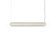 Suspension TEKIÒ HORIZONTAL Métal Blanc Métal Papier japonais Washi Naturel Canopé circulaire