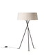 Lampadaire TRÍPODE Métal Noir / Ruban Naturel