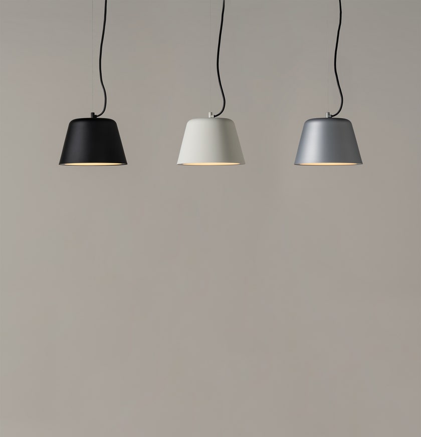 Suspension VASO Aluminium  Gris