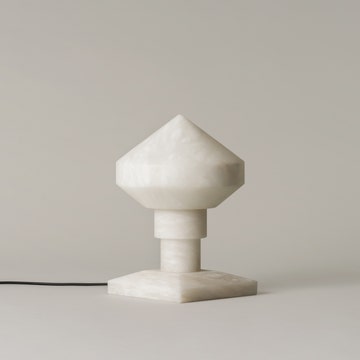Lampe à poser ZELESTE Albâtre
