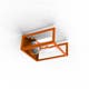 Applique HUGY de Roger Pradier®, Orange