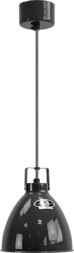 Suspension AUGUSTIN A160 de Jieldé, Martelé noir Suspension AUGUSTIN A160 de Jieldé, Martelé noir