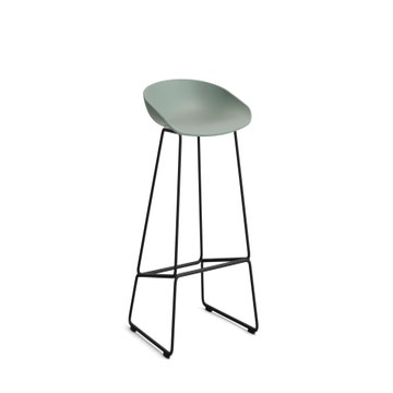 Tabouret AAS38 LOW de Hay, H.64, Structure noire, Fall green 2.0