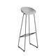 Tabouret de bar AAS38 HIGH de Hay, H.74 cm, Structure noire, Concrete grey 2.0