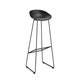 Tabouret de bar AAS38 HIGH, H.74 cm, Structure noire, Black 2.0