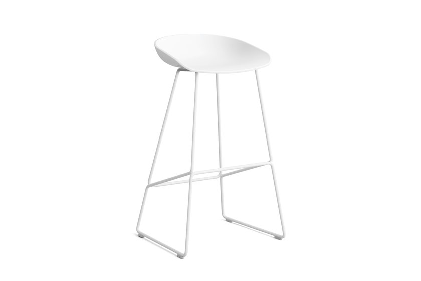 Tabouret de bar AAS38 HIGH de Hay, H.74, Structure blanche, White 2.0 Tabouret de bar AAS38 HIGH de Hay, H.74, Structure blanche, White 2.0