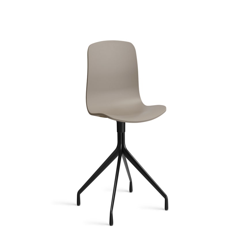Chaise AAC10 de Hay, Piétement en aluminium teinté noir, Khaki 2.0