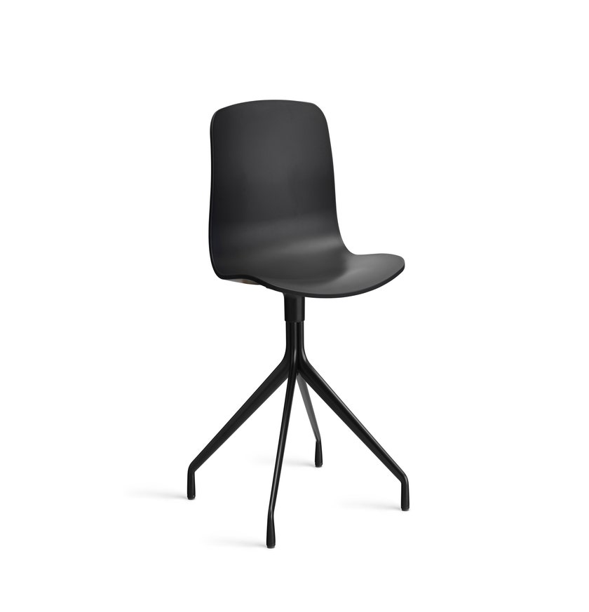 Chaise AAC10 de Hay, Piétement en aluminium teinté noir, Black 2.0