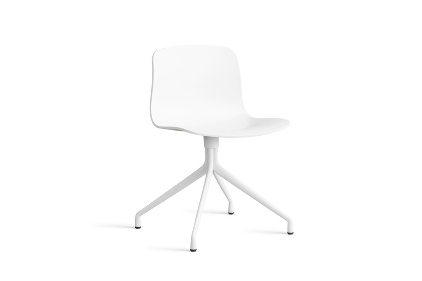 Chaise AAC10 de Hay, Piétement en aluminium teinté blanc, White 2.0 Chaise AAC10 de Hay, Piétement en aluminium teinté blanc, White 2.0