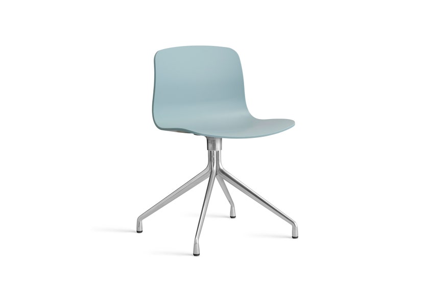 Chaise AAC10 de Hay, Piétement en aluminium poli, Dusty blue 2.0 Chaise AAC10 de Hay, Piétement en aluminium poli, Dusty blue 2.0