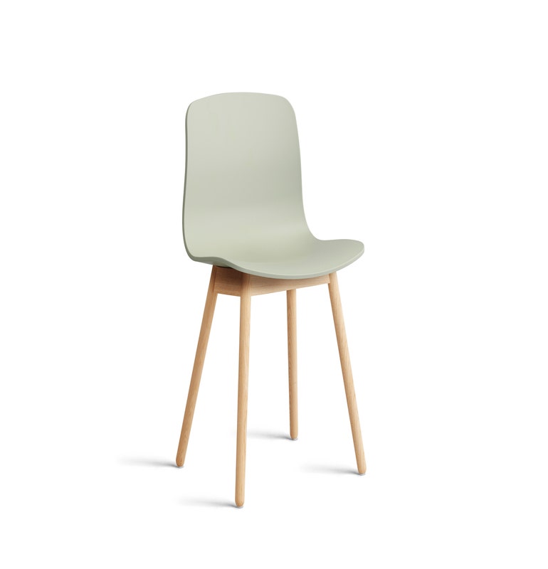 Chaise AAC12 de Hay, Pieds en chêne savonné, Pastel green 2.0
