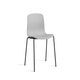 Chaise AAC16 de Hay, Pied noir métallique, Concrete Grey 2.0
