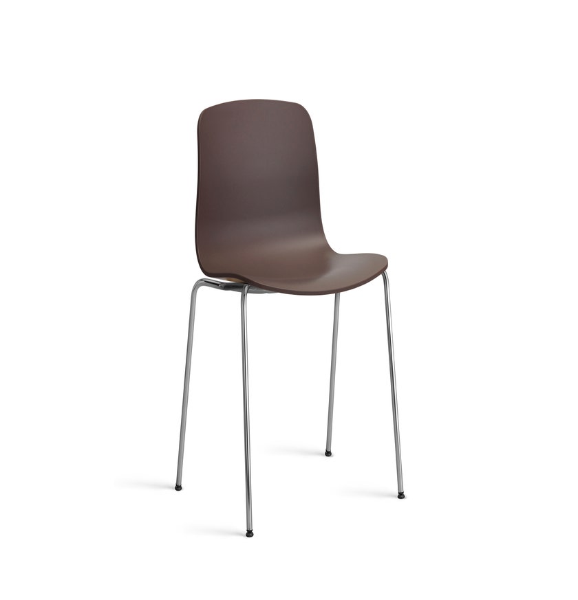 Chaise AAC16 de HAY, Piétement acier chromé, Raisin 2.0