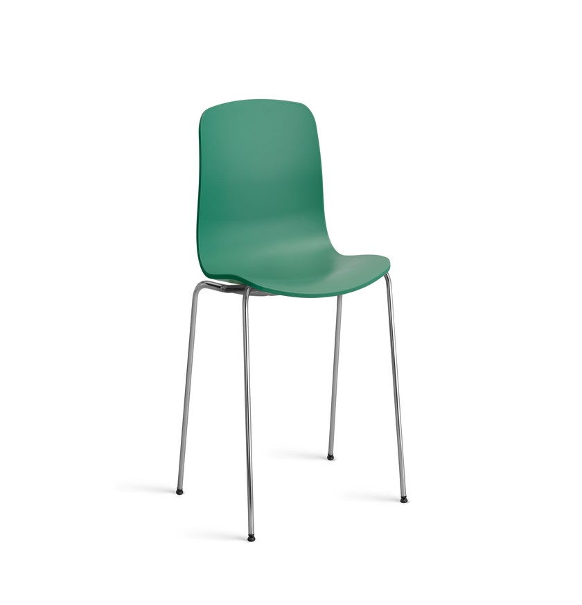 Chaise AAC16 de HAY, Piétement acier chromé, Teal green 2.0
