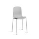 Chaise AAC16 de HAY, Piétement acier chromé, Concrete grey 2.0